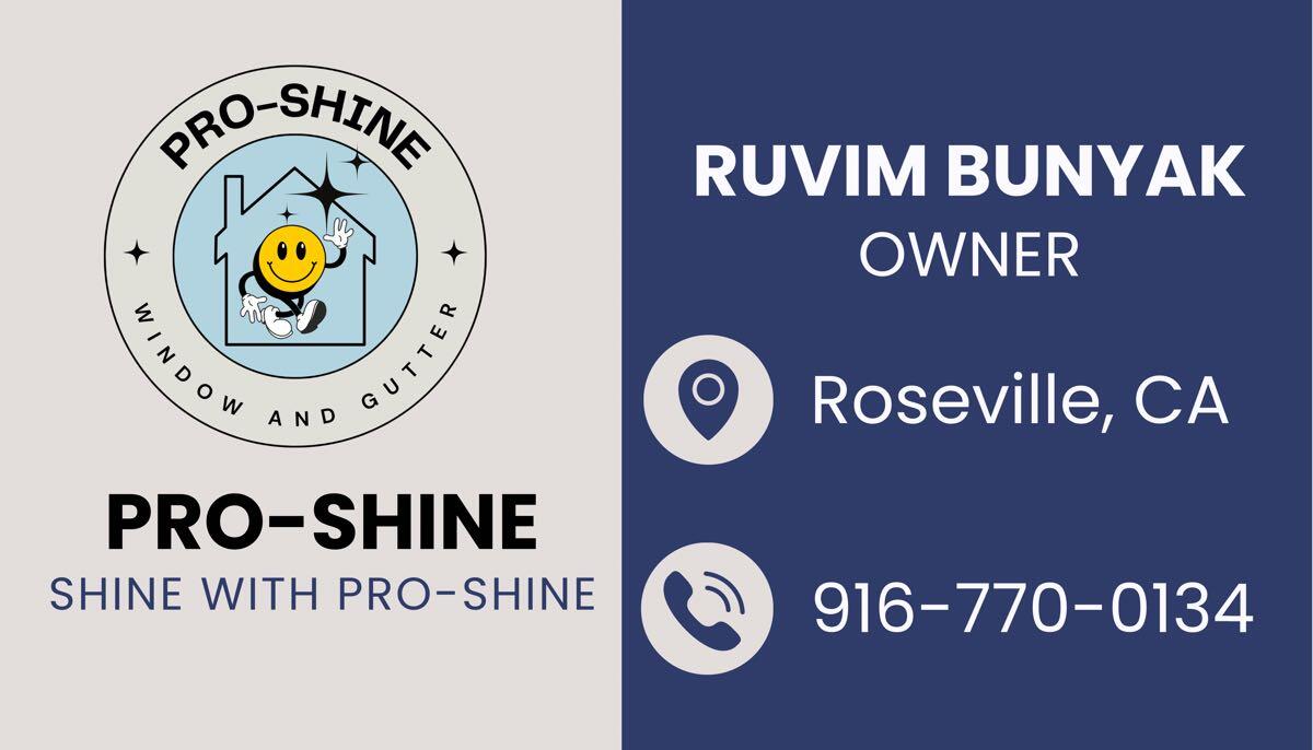 ProShine window and gutter cleaning Roseville, CA Nextdoor