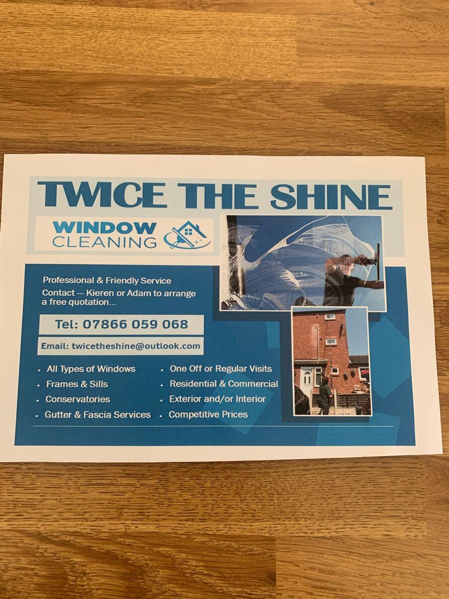 Twice The Shine Window Cleaning Services Redditch, GBENG Nextdoor