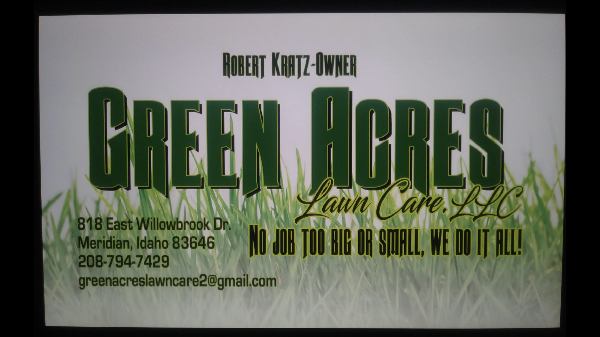 Green Acres Lawn Care LLC Nextdoor