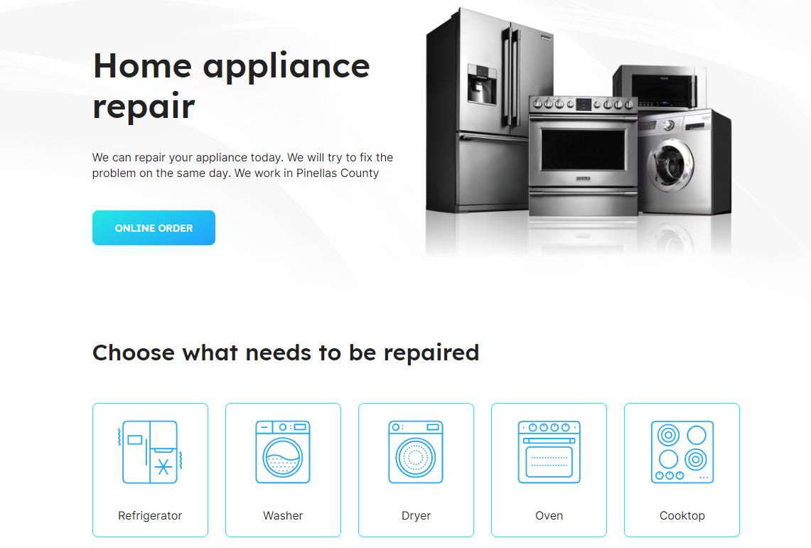 Appliance Repair Pros SameDay Service! Artur Company Palm Harbor