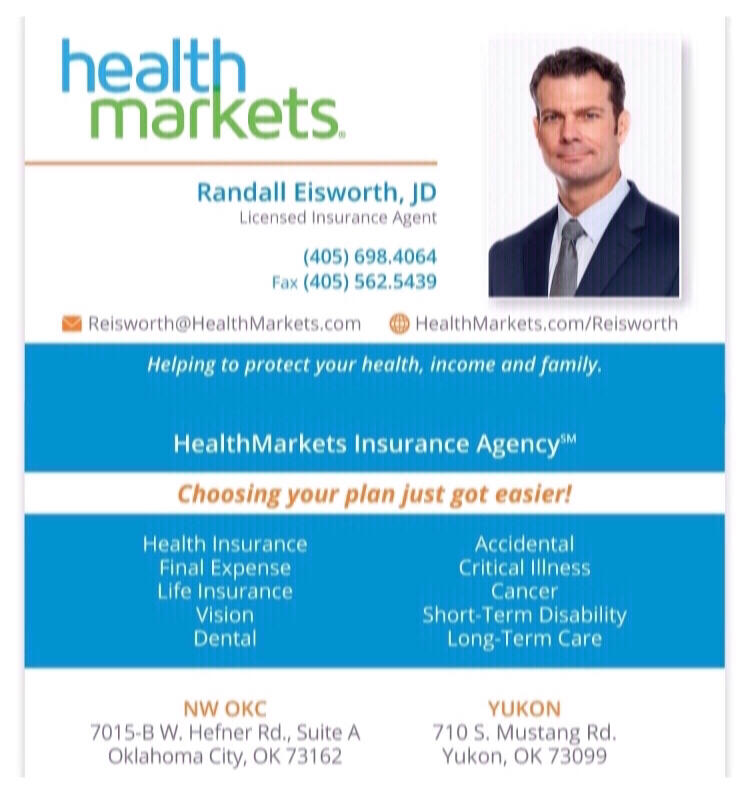 Randall Eisworth Health & Life Insurance Oklahoma City, OK Nextdoor