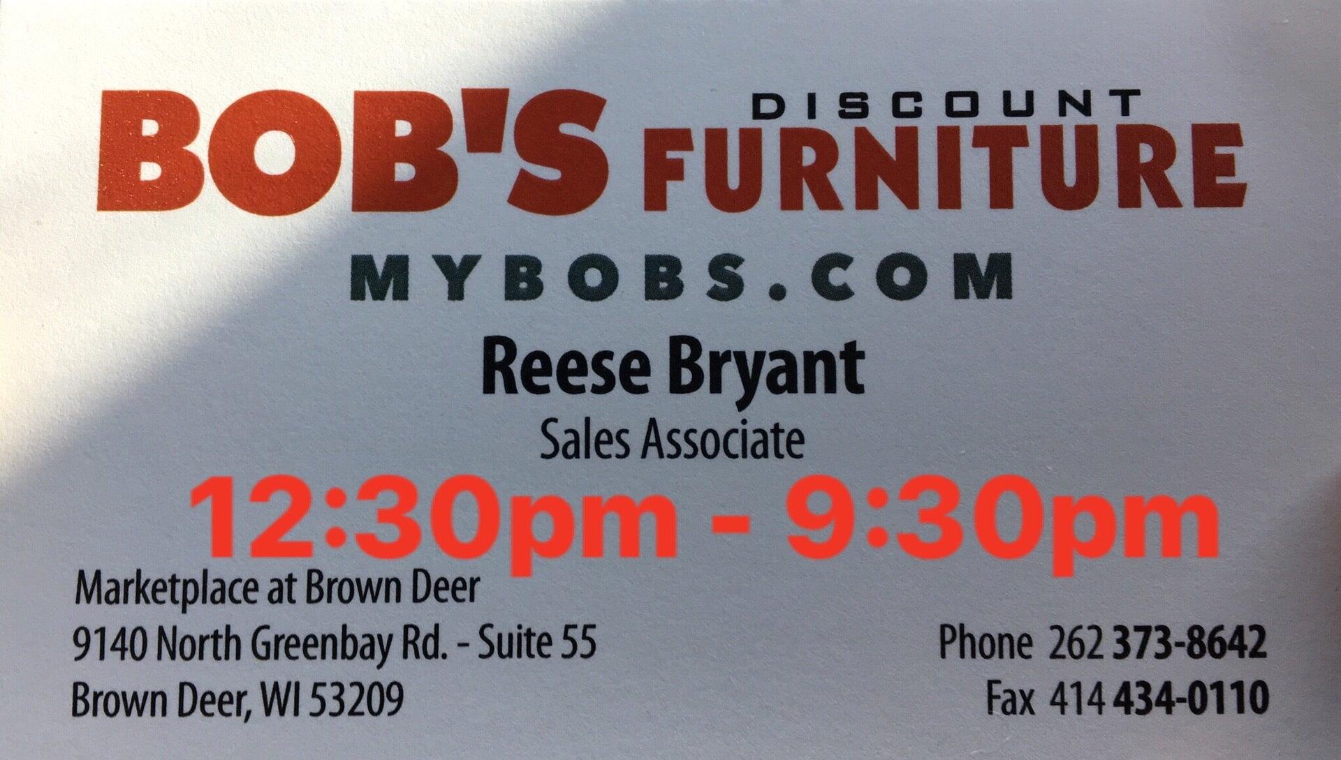 Bob's discount deals furniture north hills