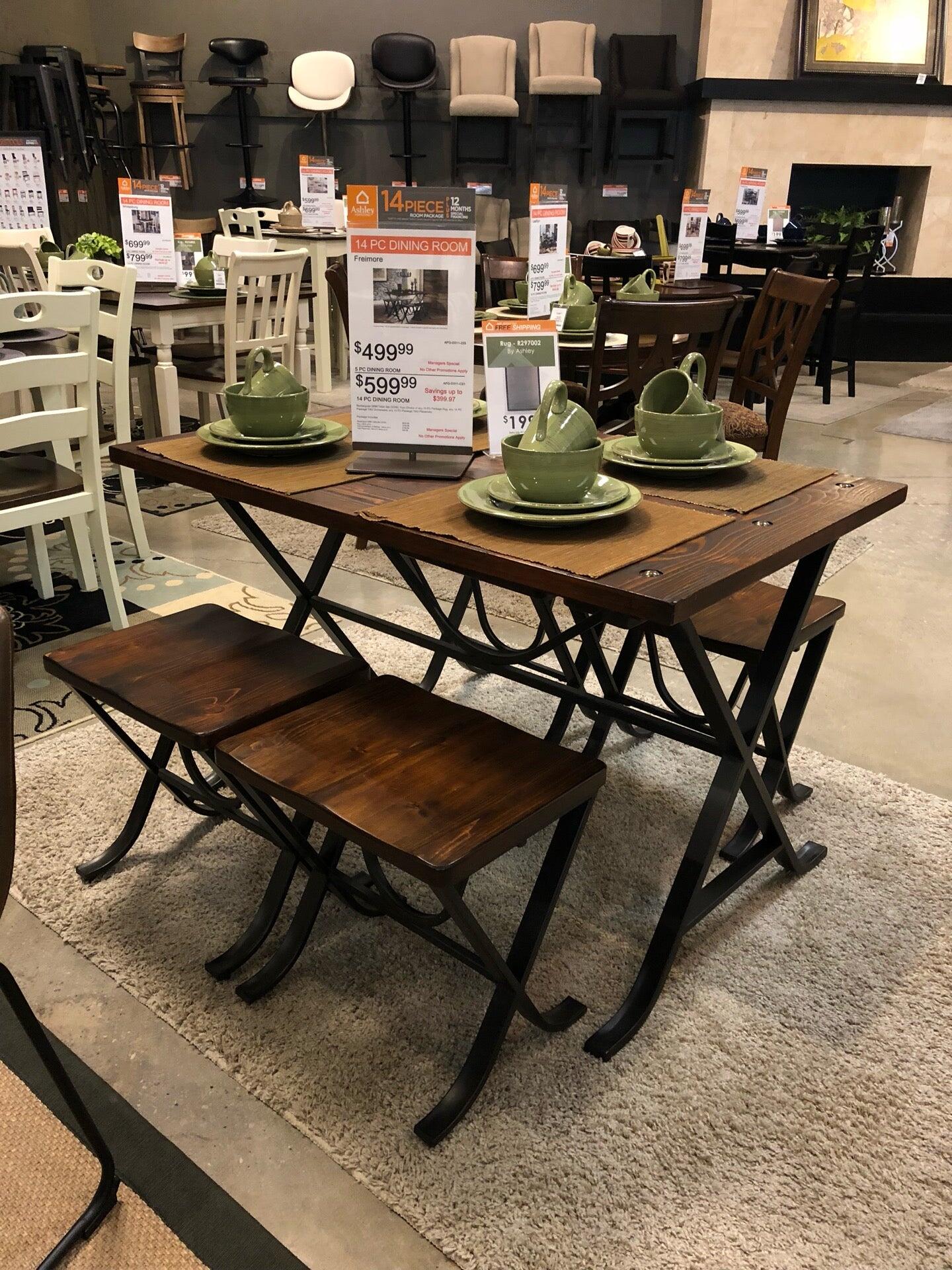 Ashley freimore dining discount set