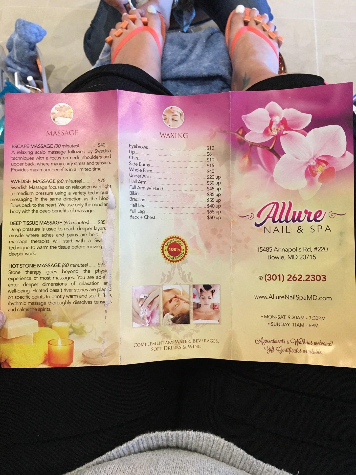 Allure Nails & Spa - Nail Salon in Indian Head-Leigh Tallahassee FL 32301