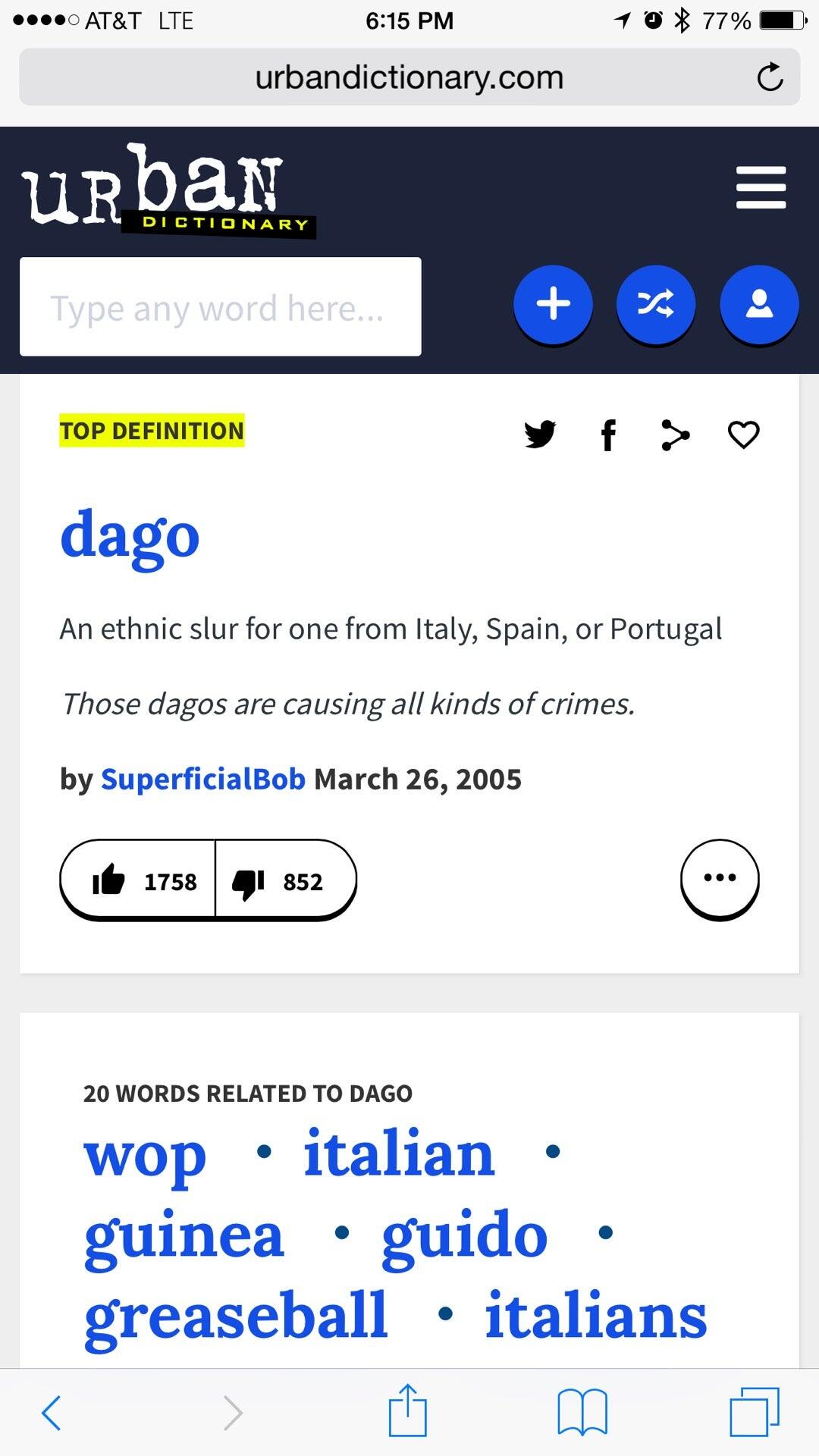 The Dago Warner, SD Nextdoor