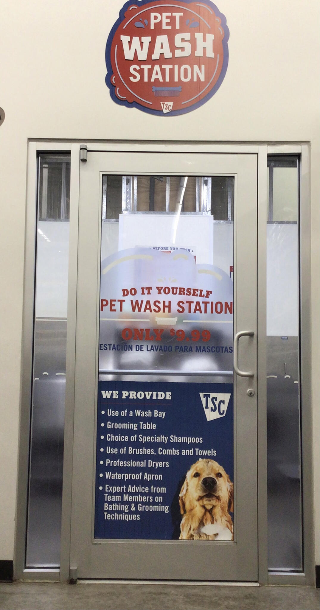 Tsc dog wash outlet station