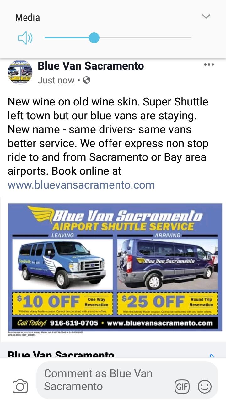 Blue vans shuttle hotsell