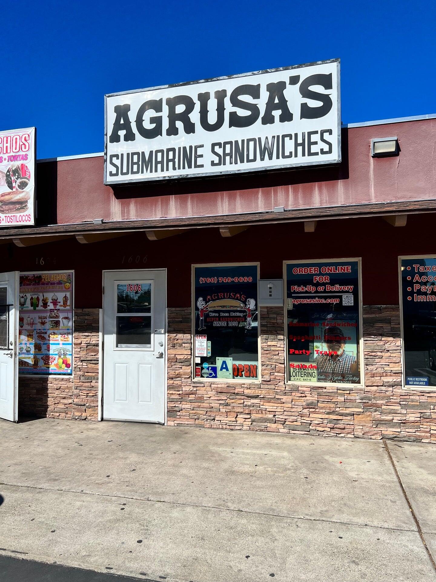 Agrusa's Super Sandwiches Escondido, CA Nextdoor