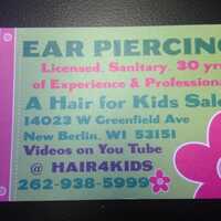 Absolute Kids Spa Party Salon - Ear Piercings - New Berlin, Wisconsin