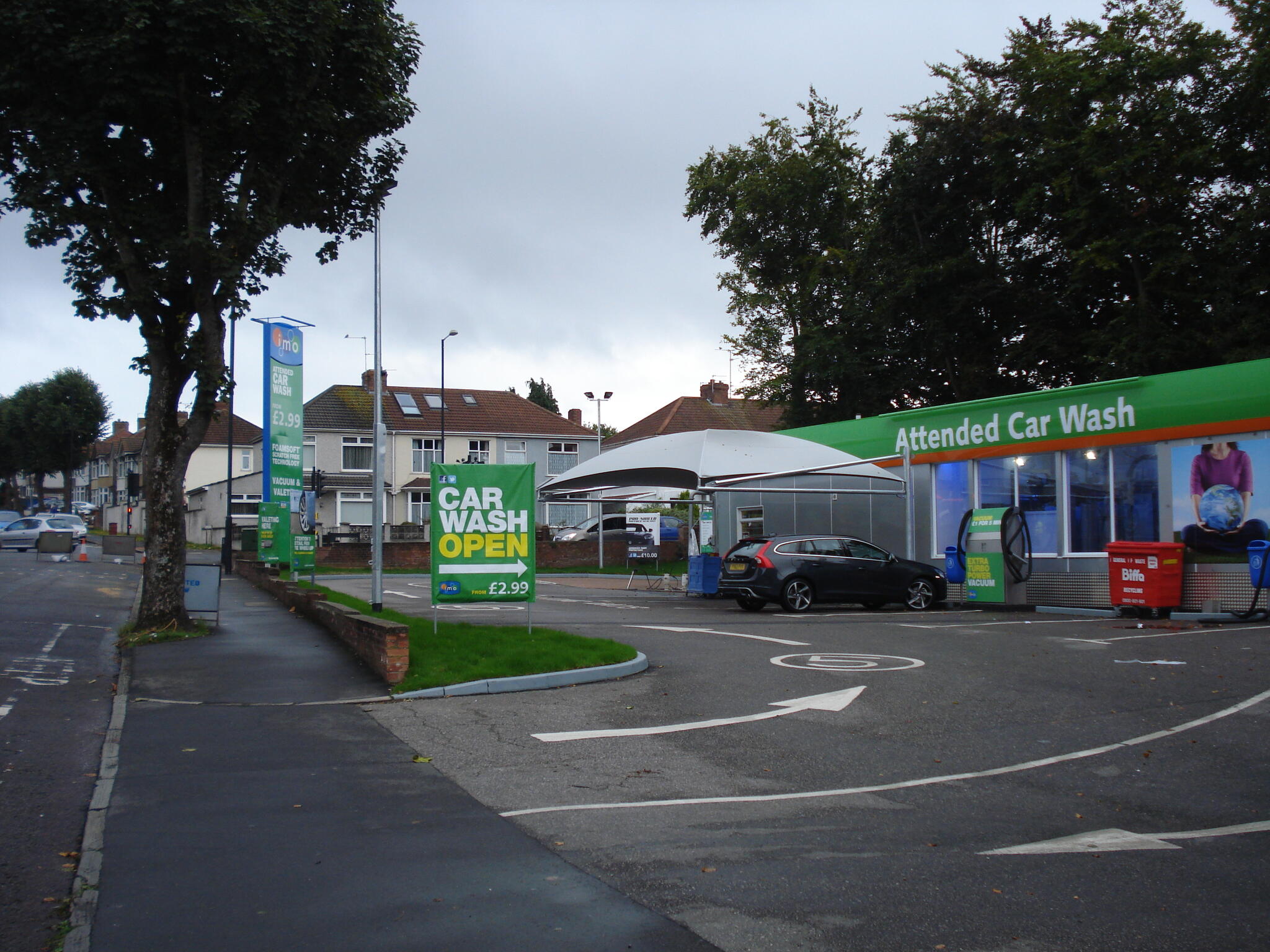 petrol station with car wash bristol