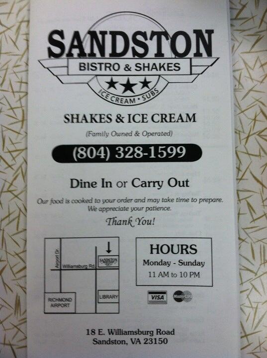 Sandston Bistro & Shake Sandston, VA Nextdoor