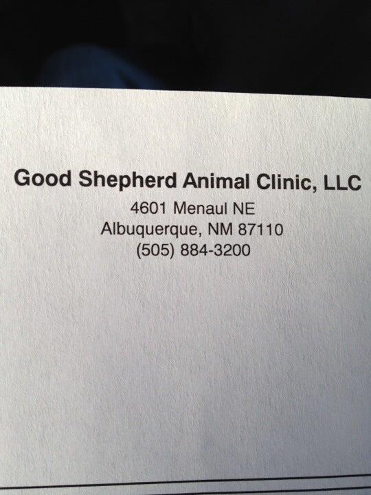 Good shepherd best sale vet clinic