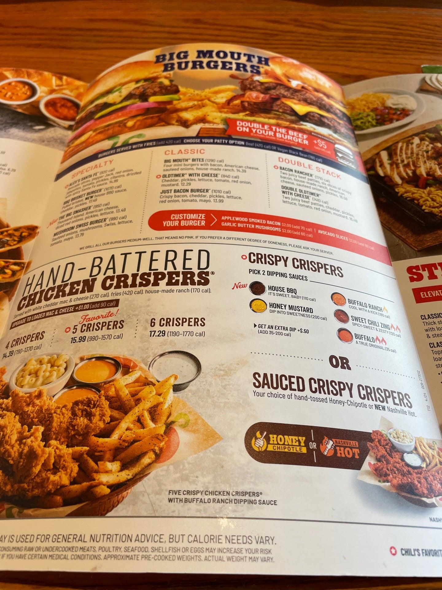 Chili's farmington nm menu discount