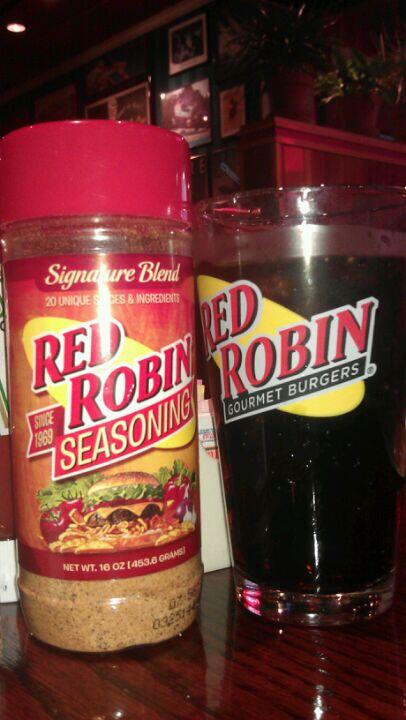 Red Robin seasonings! - Picture of Red Robin Gourmet Burgers