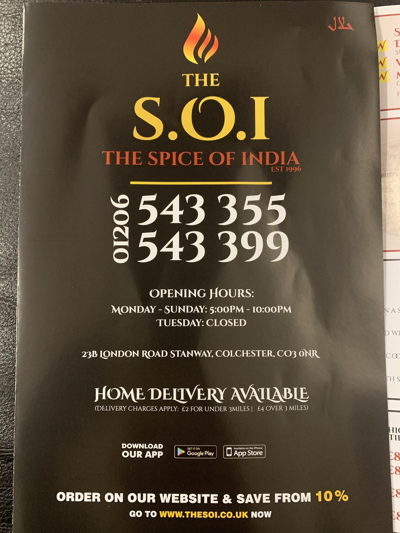 The Spice Of India - Colchester, England - Nextdoor