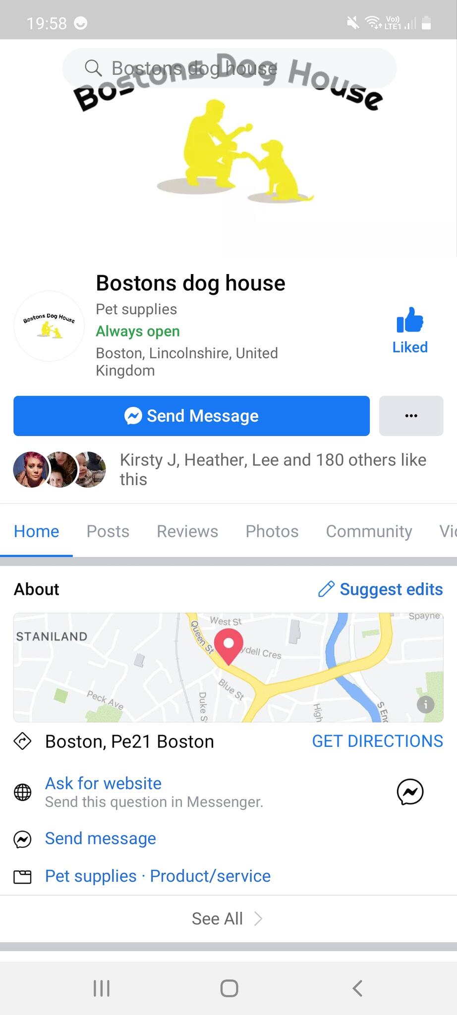 Bostons Dog House Nextdoor