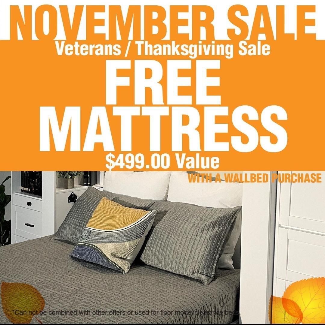 thanksgiving bed sale