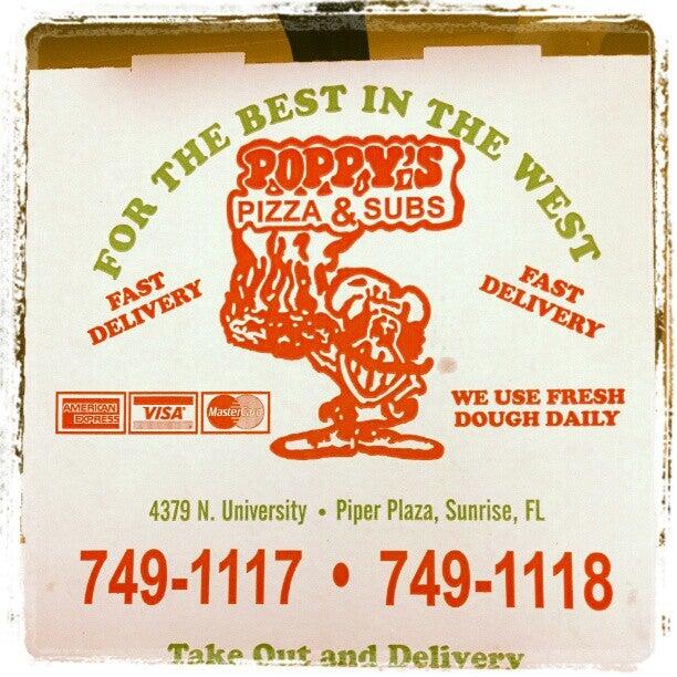 Poppy's Pizza Sunrise, FL Nextdoor