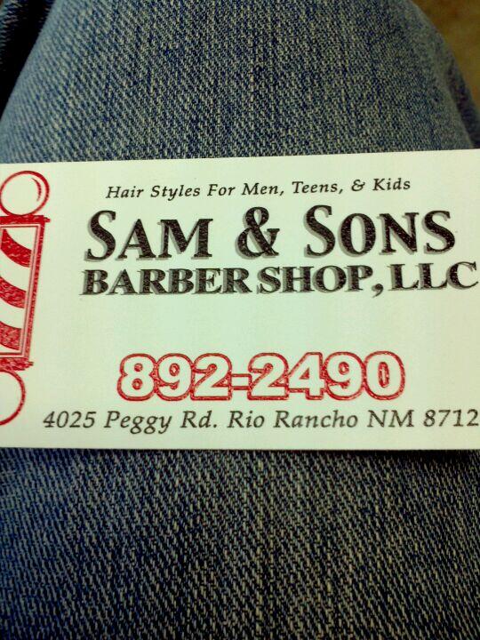 Sam & Sons Barber Shop Rio Rancho, NM Nextdoor