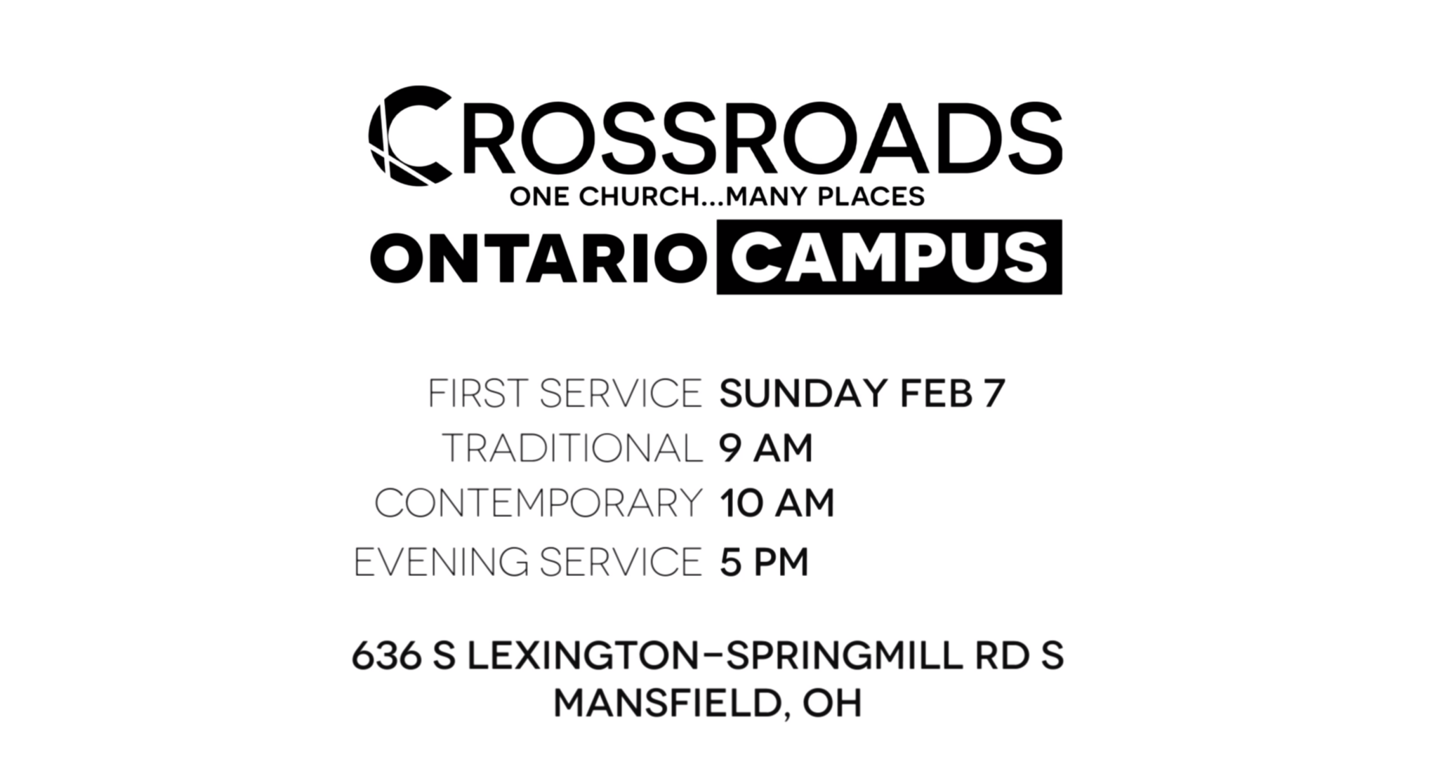 Crossroads Church: Ontario Campus - Ontario, OH - Nextdoor