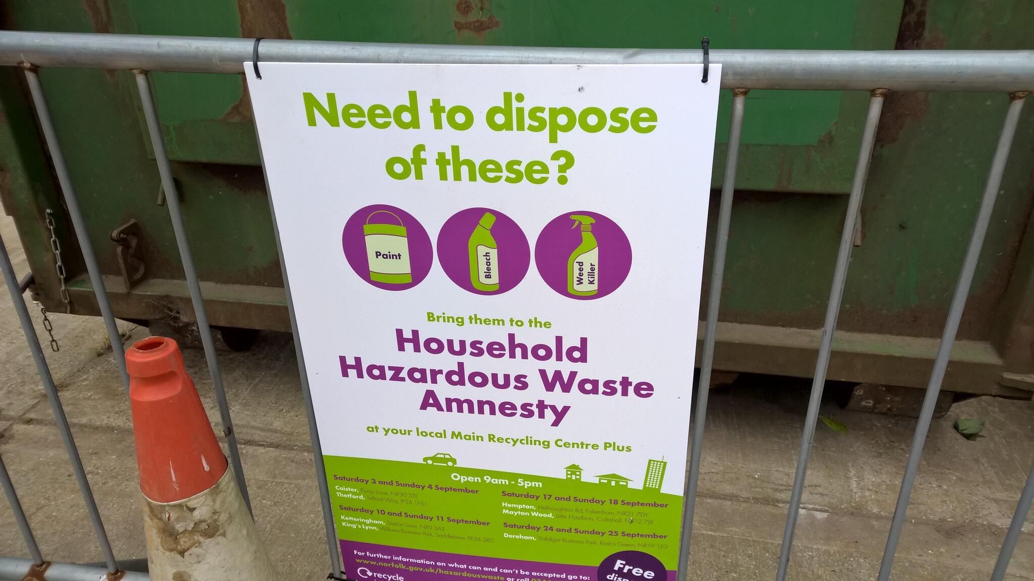 Recycling Centre Saddle Bow Nextdoor