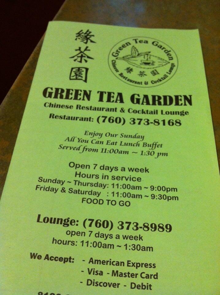 Green Tea Garden California City, CA Nextdoor