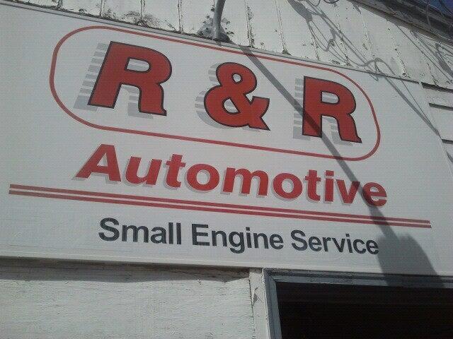 R and r small engine repair sale