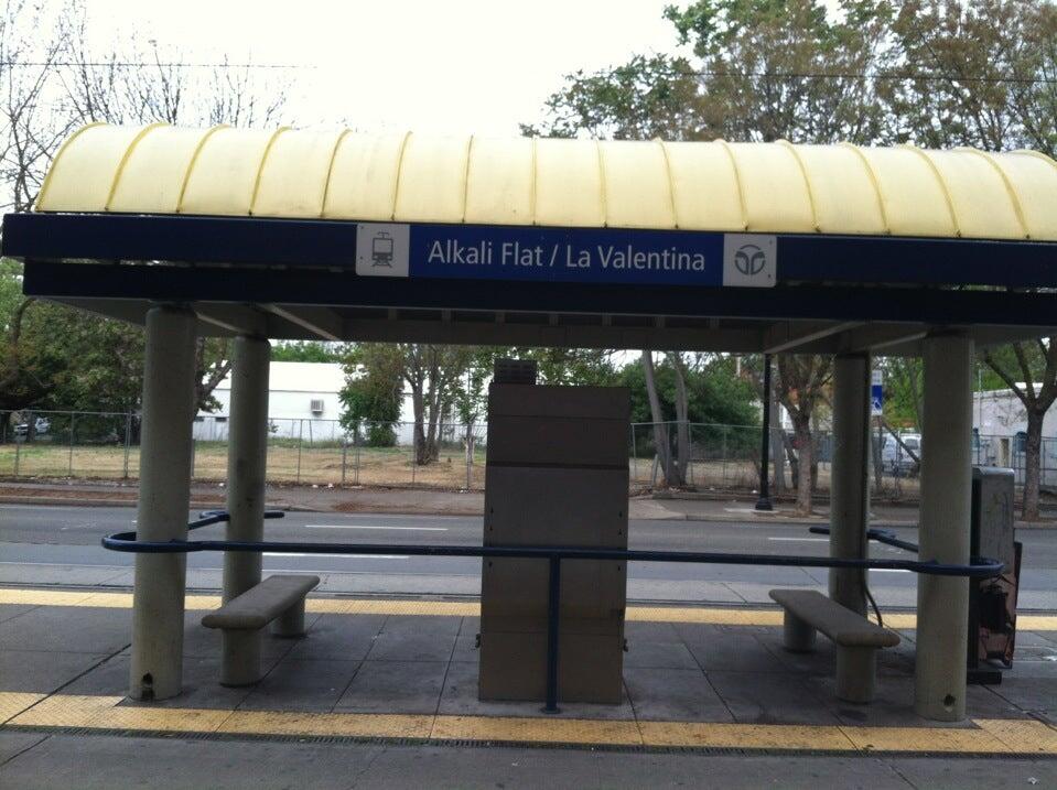 Sacrt Light Rail Alkali Flat/la Valentina Station Sacramento, CA