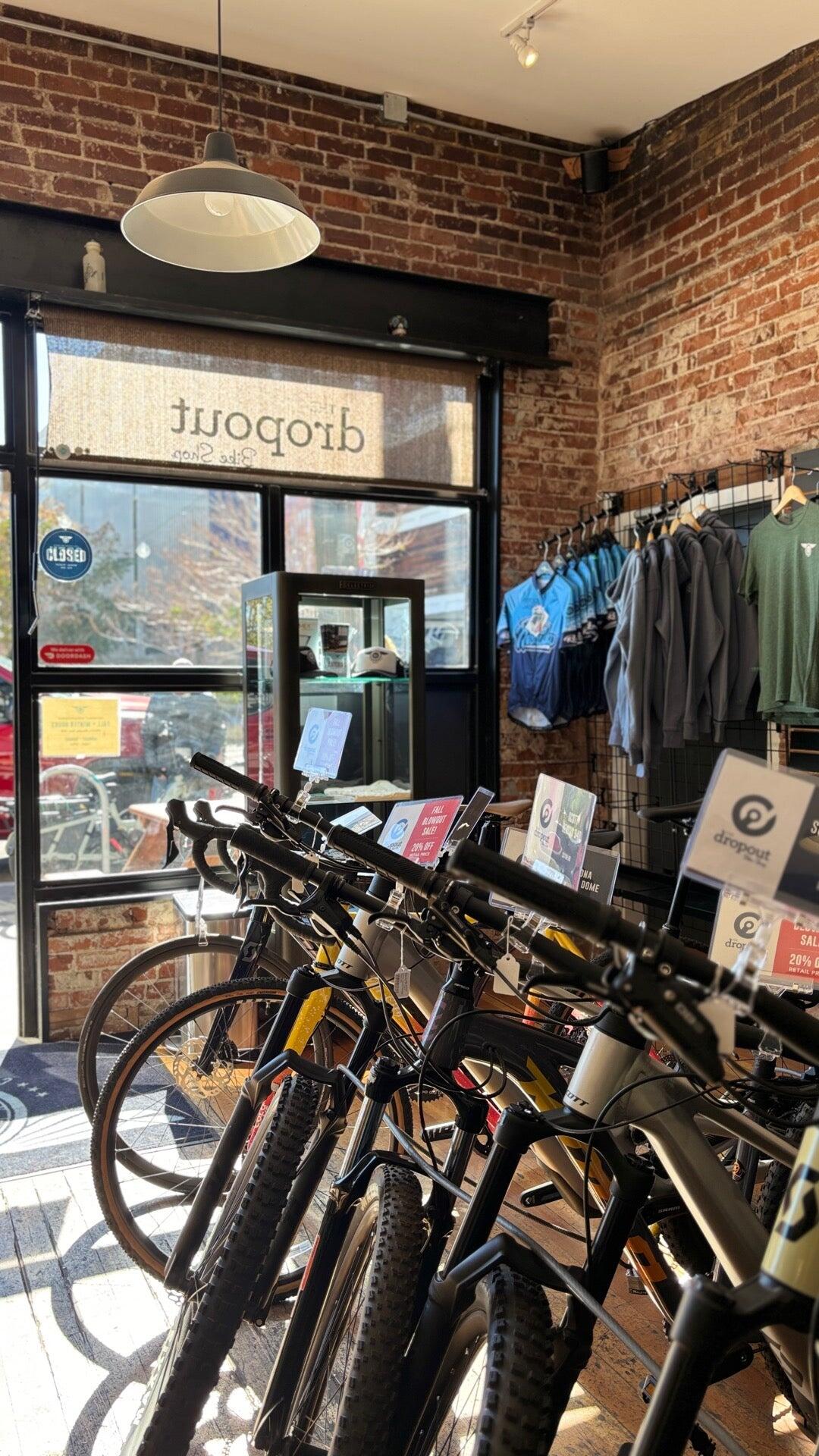 The dropout 2025 bike shop