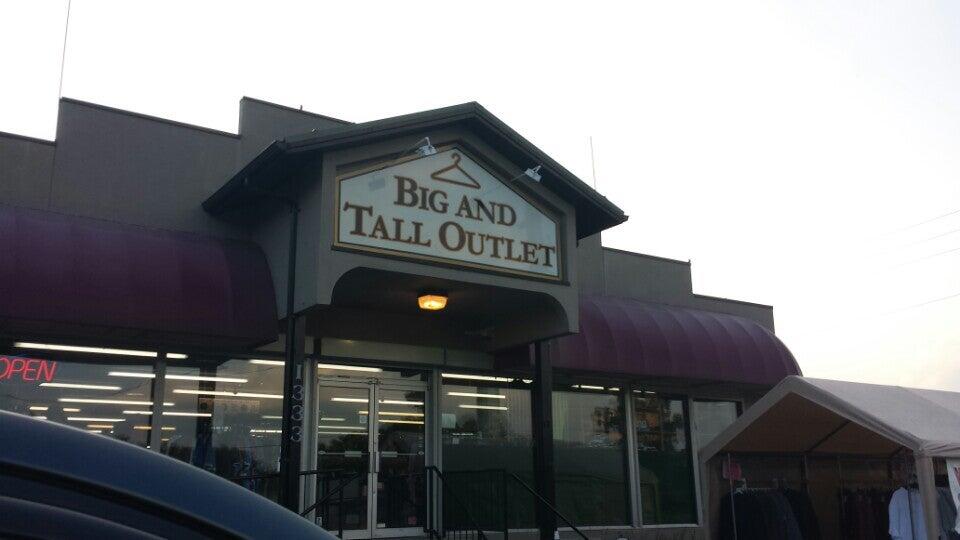 Big & tall store outlet