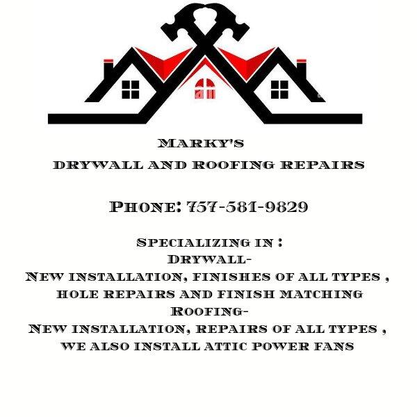 Marky's drywall & roofing repairs Virginia Beach, VA Nextdoor