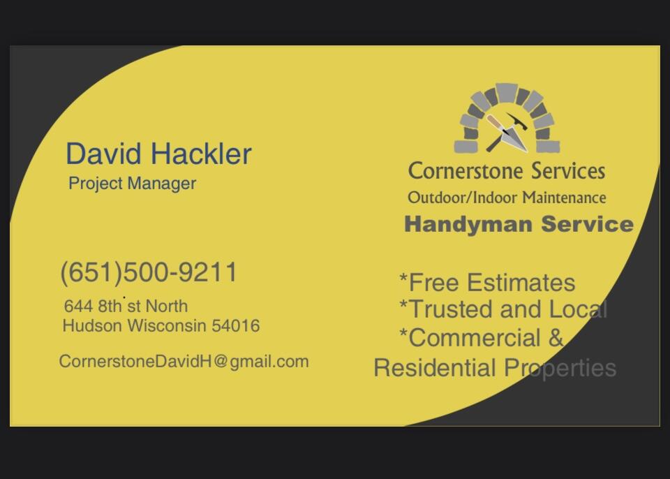 Cornerstone Services Hudson, WI Nextdoor