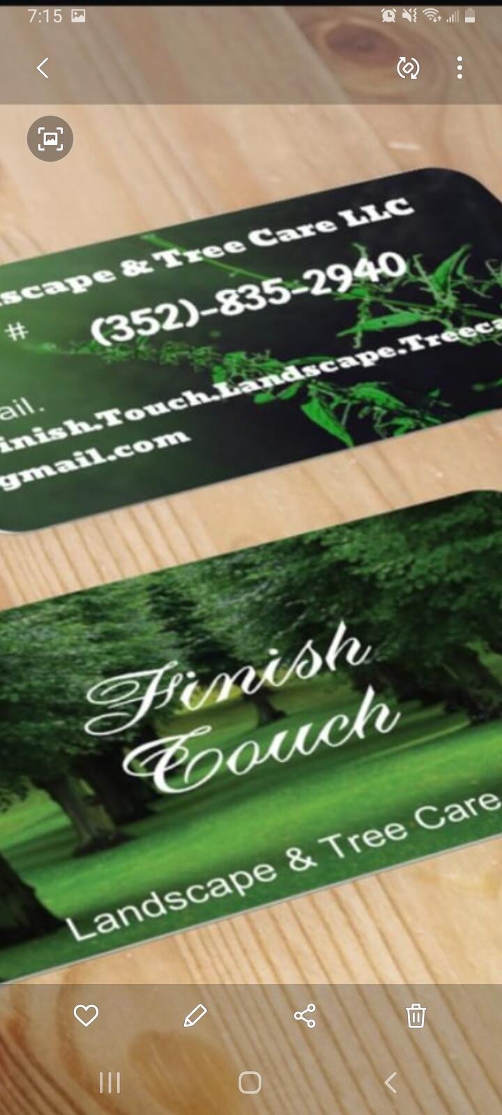 Finish Touch Landscape and Tree Care LLC Nextdoor