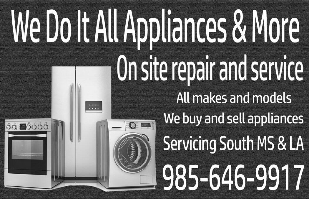 we do it all appliances and more LLC Bay Saint Louis, MS Nextdoor
