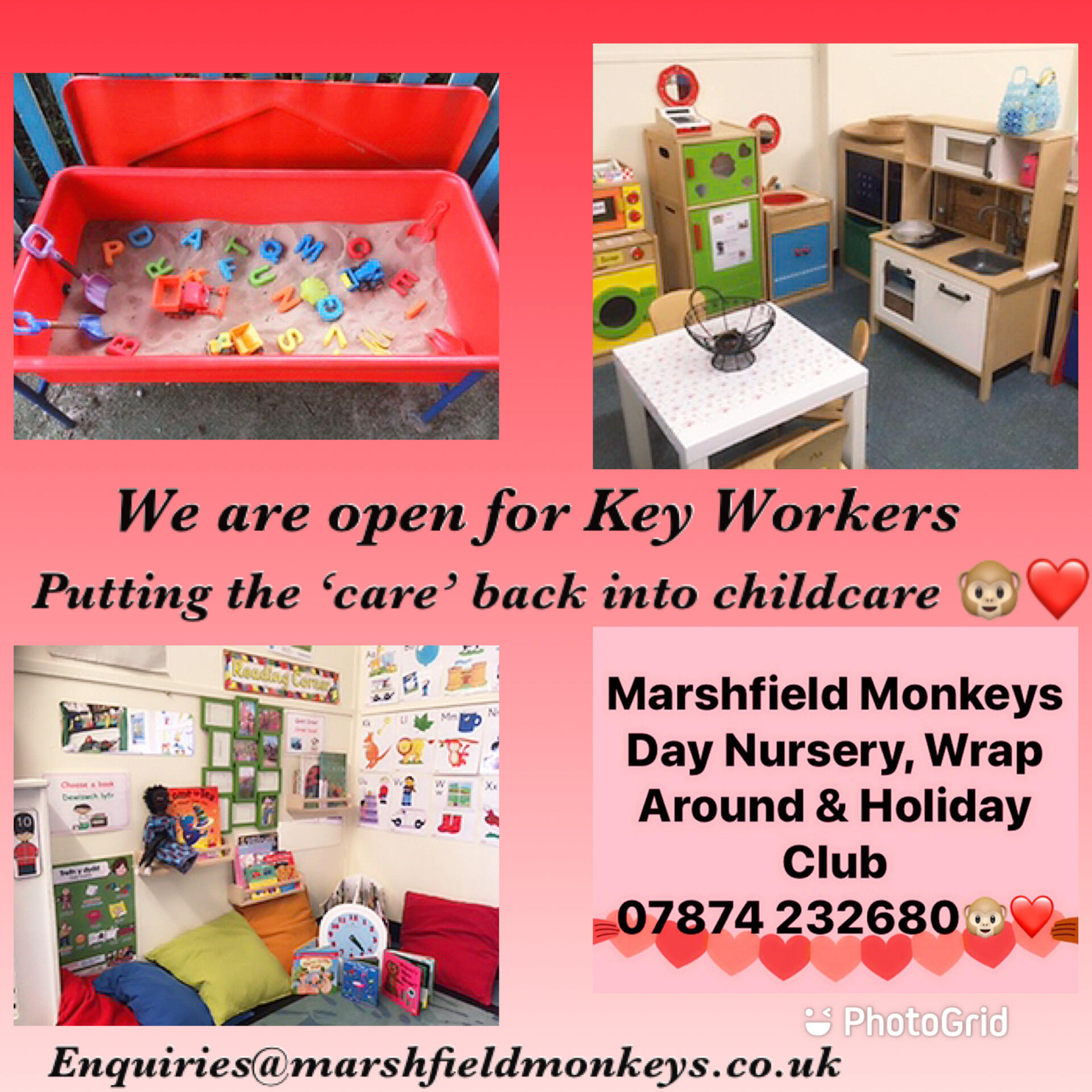 Marshfield Monkeys Day Nursery Wrap Around & Holiday Club Cardiff