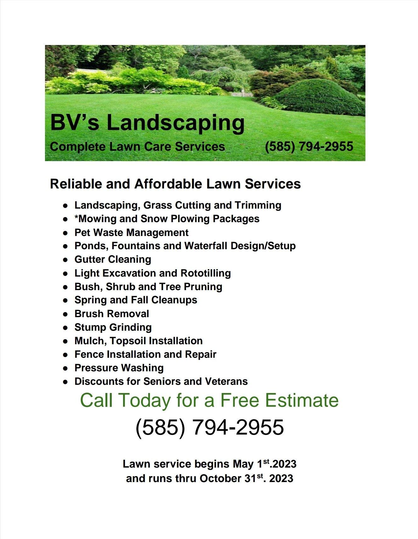 BV'S Snowplowing Corp. Rochester, NY Nextdoor