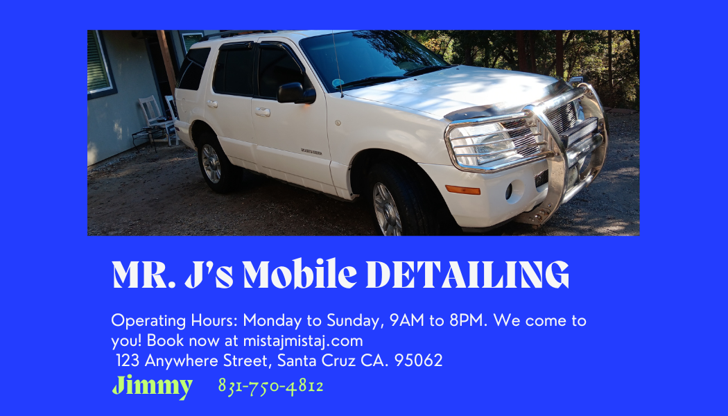 MR. J s Mobile Detailing Felton CA Nextdoor