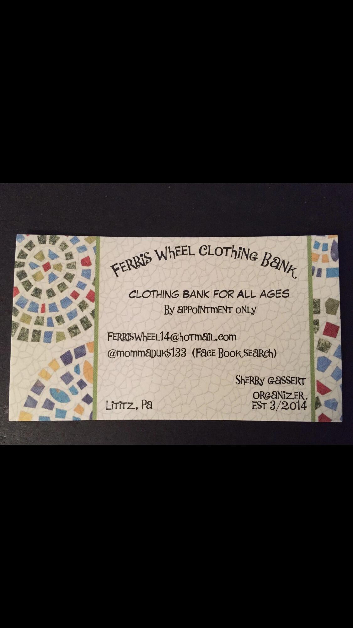 Ferris Wheel Clothing Bank Lititz, PA Nextdoor