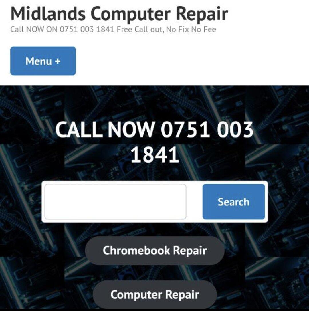 Midlands Laptop Repair (Birmingham, PC tablets and phones) Birmingham