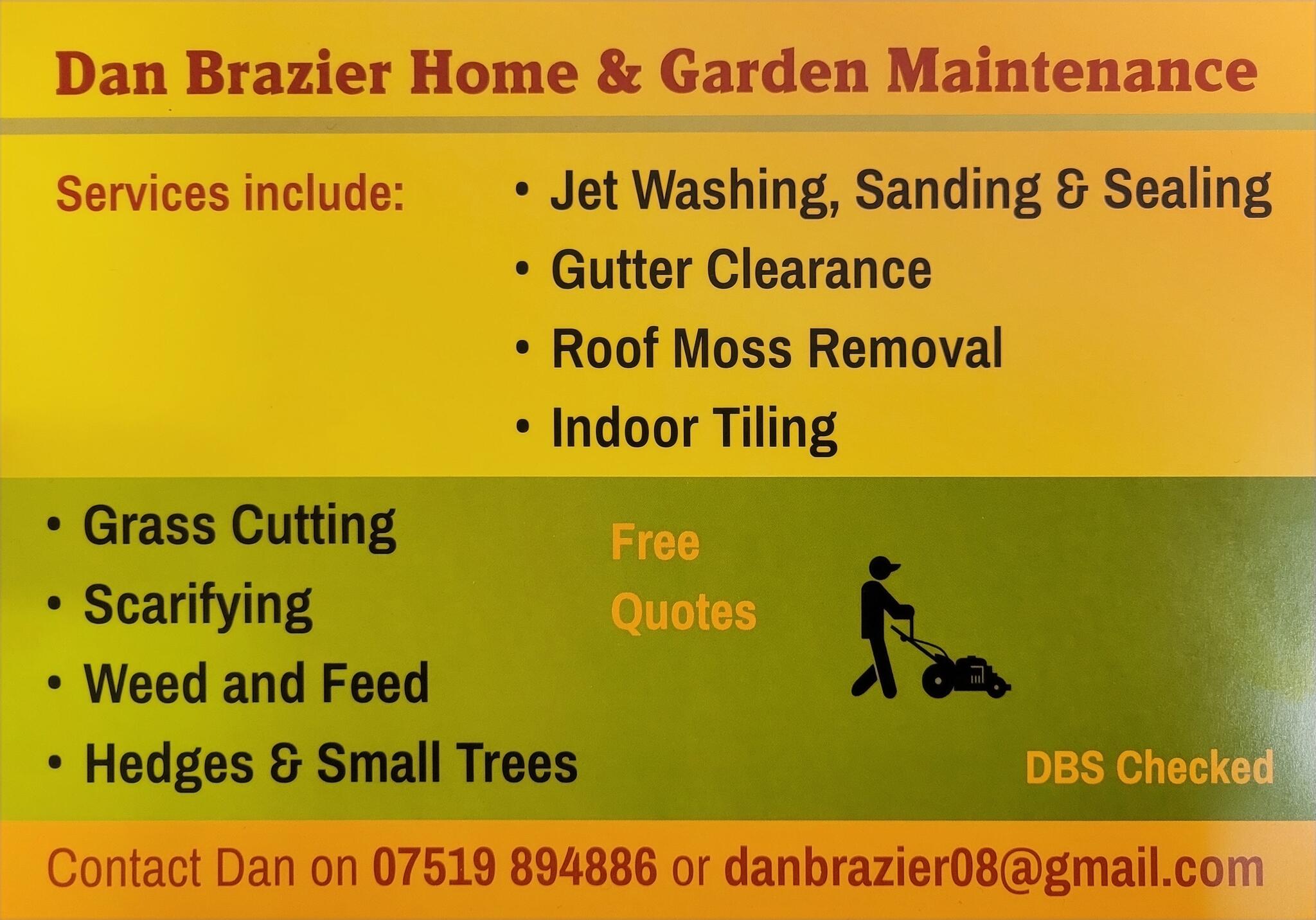 Dan Brazier Home & Garden Maintenance Rugby, GBENG Nextdoor