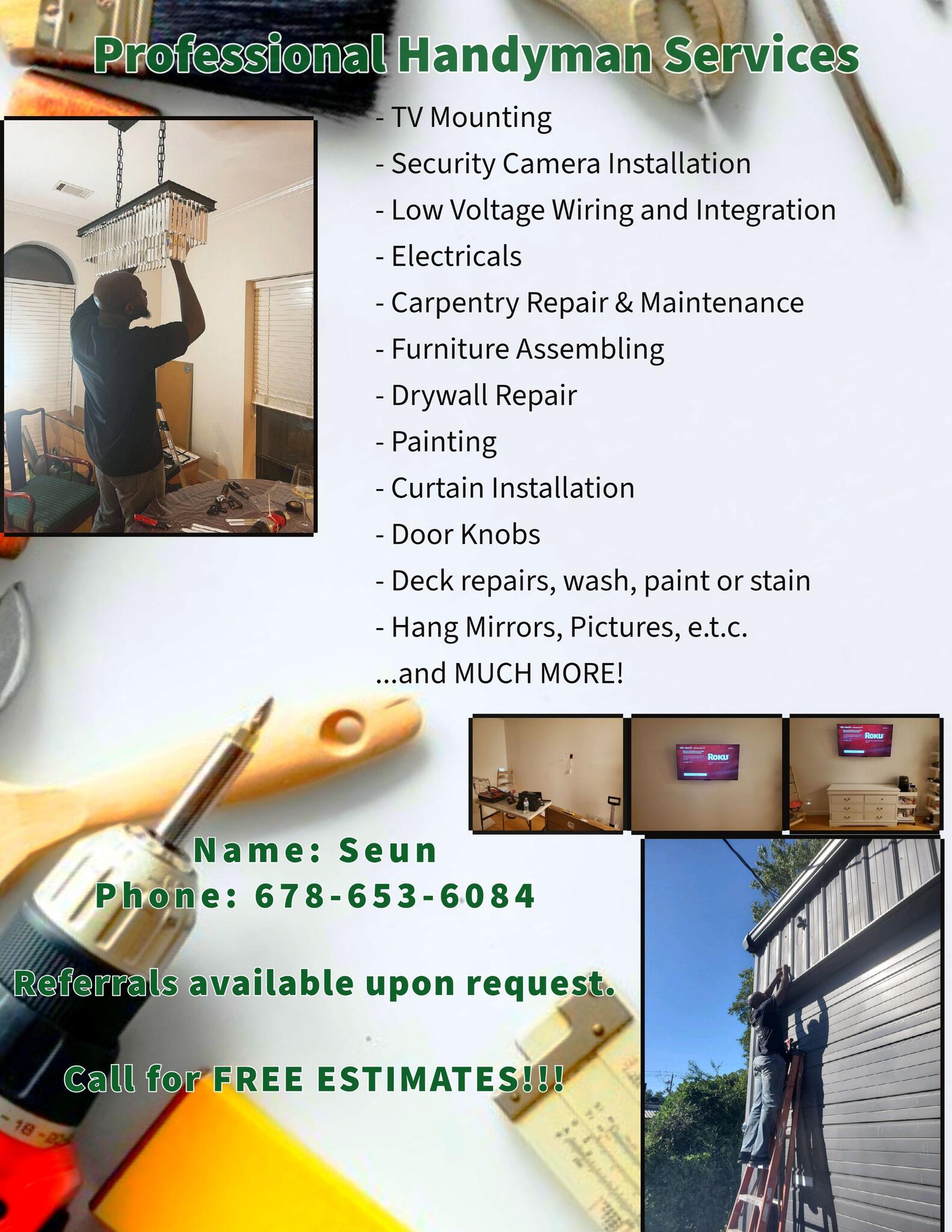 Seun's Professional Handyman Services - Atlanta, GA - Nextdoor