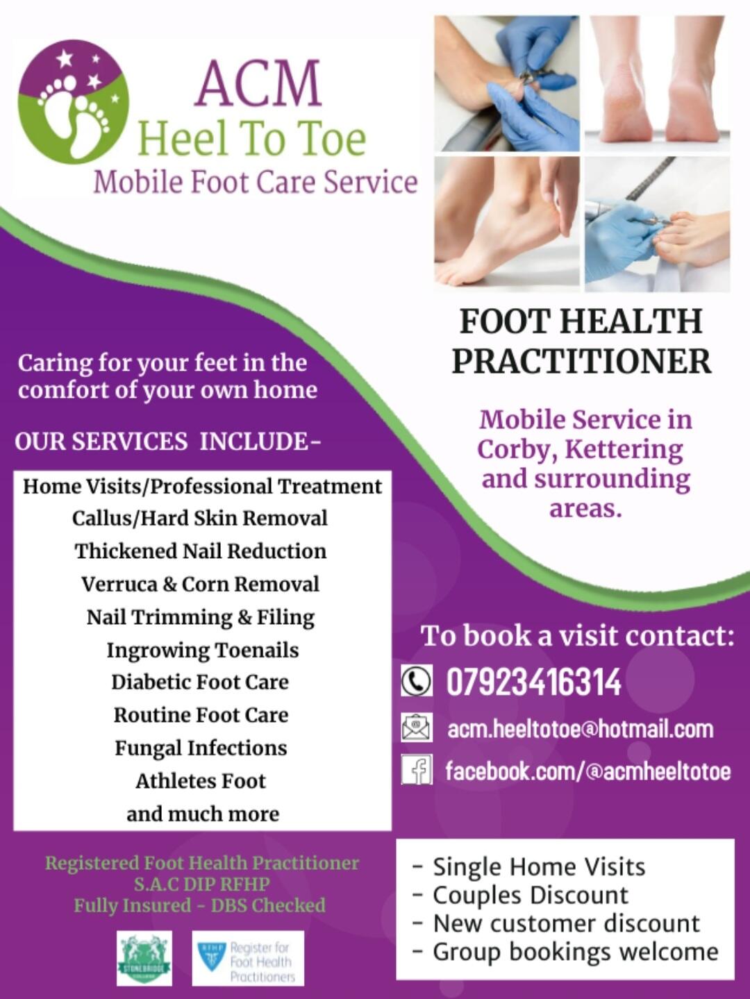 ACM MOBILE FOOT CARE SERVICE Corby, GBENG Nextdoor