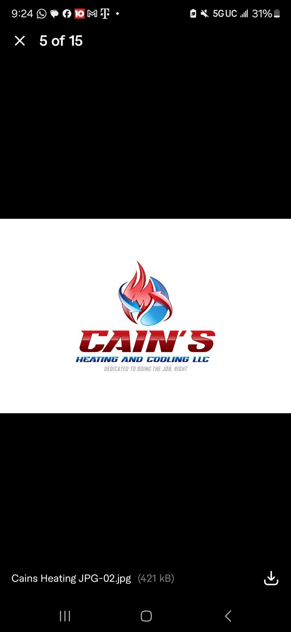 cain's heating and cooling