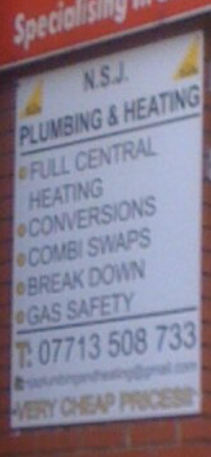 NSJ Plumbing & Heating Manchester Nextdoor