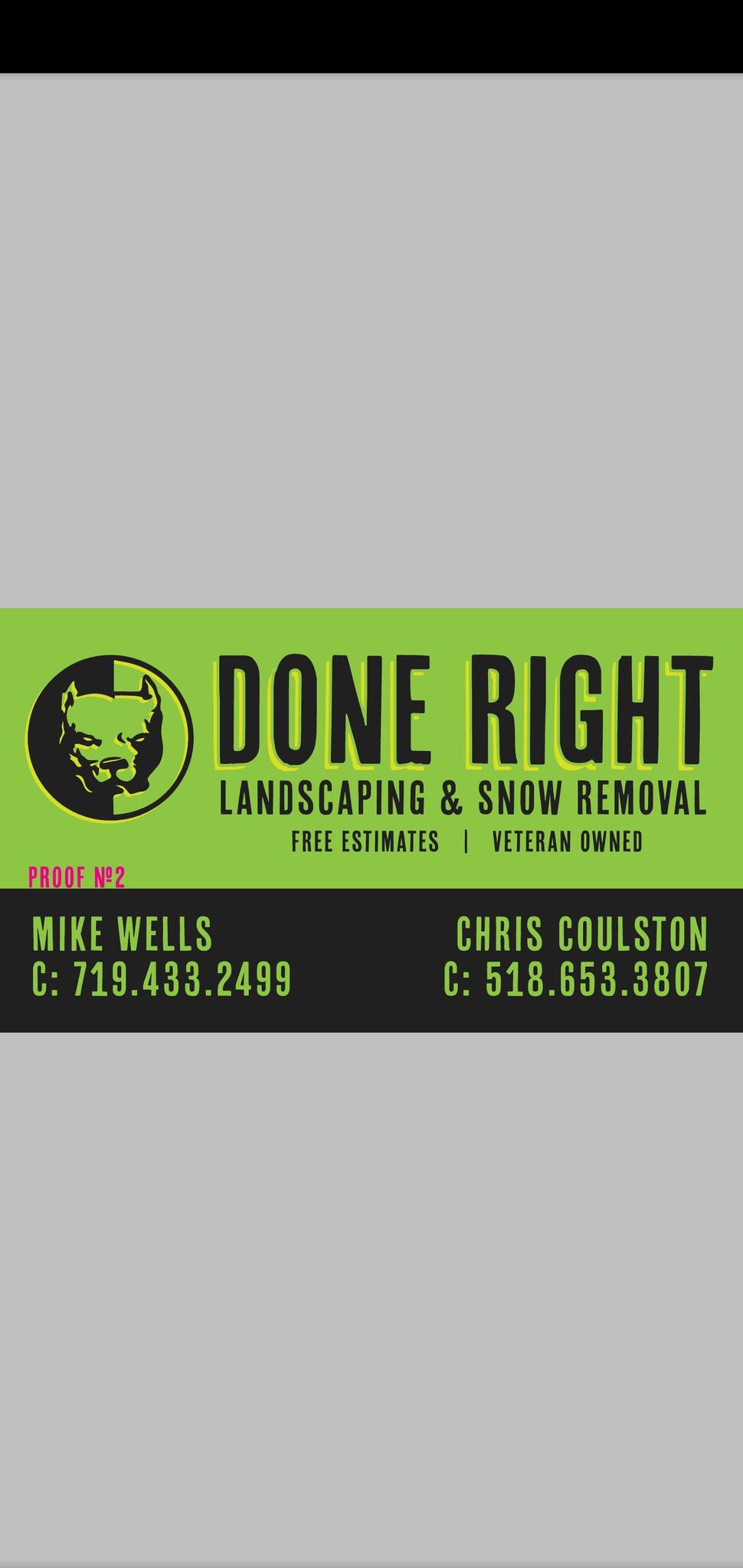 Done Right Landscaping and Snow Removal East Greenbush, NY Nextdoor