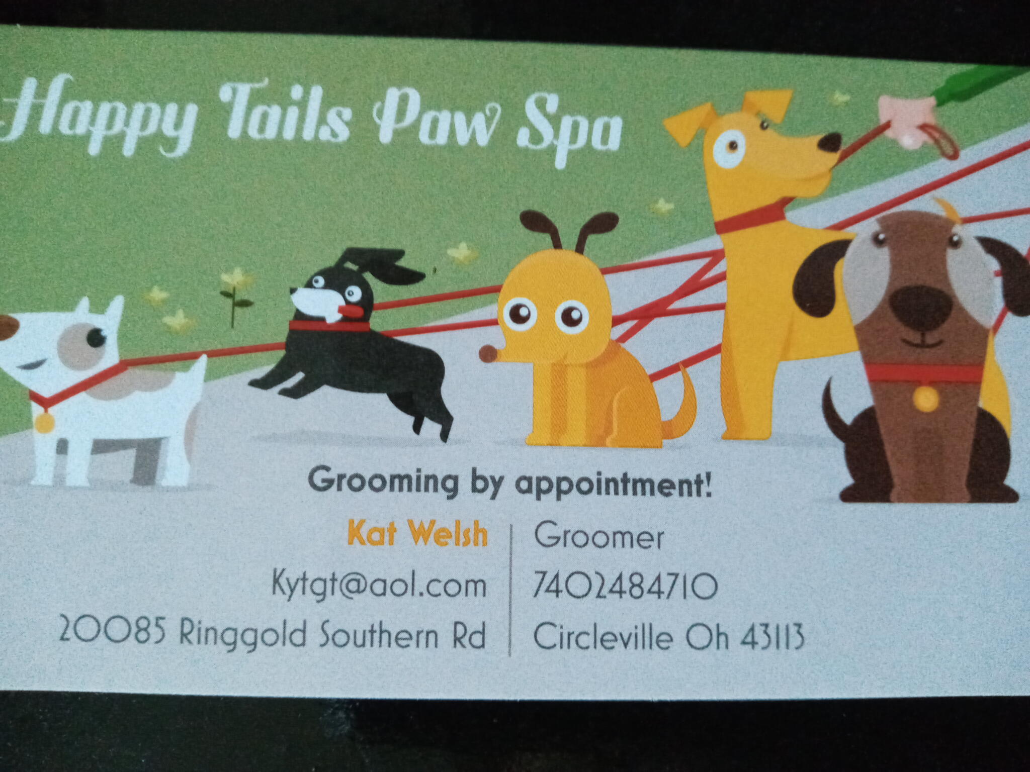 Spa paw and shops tail grooming