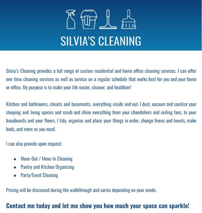 Silvia's Cleaning Edison, NJ Nextdoor