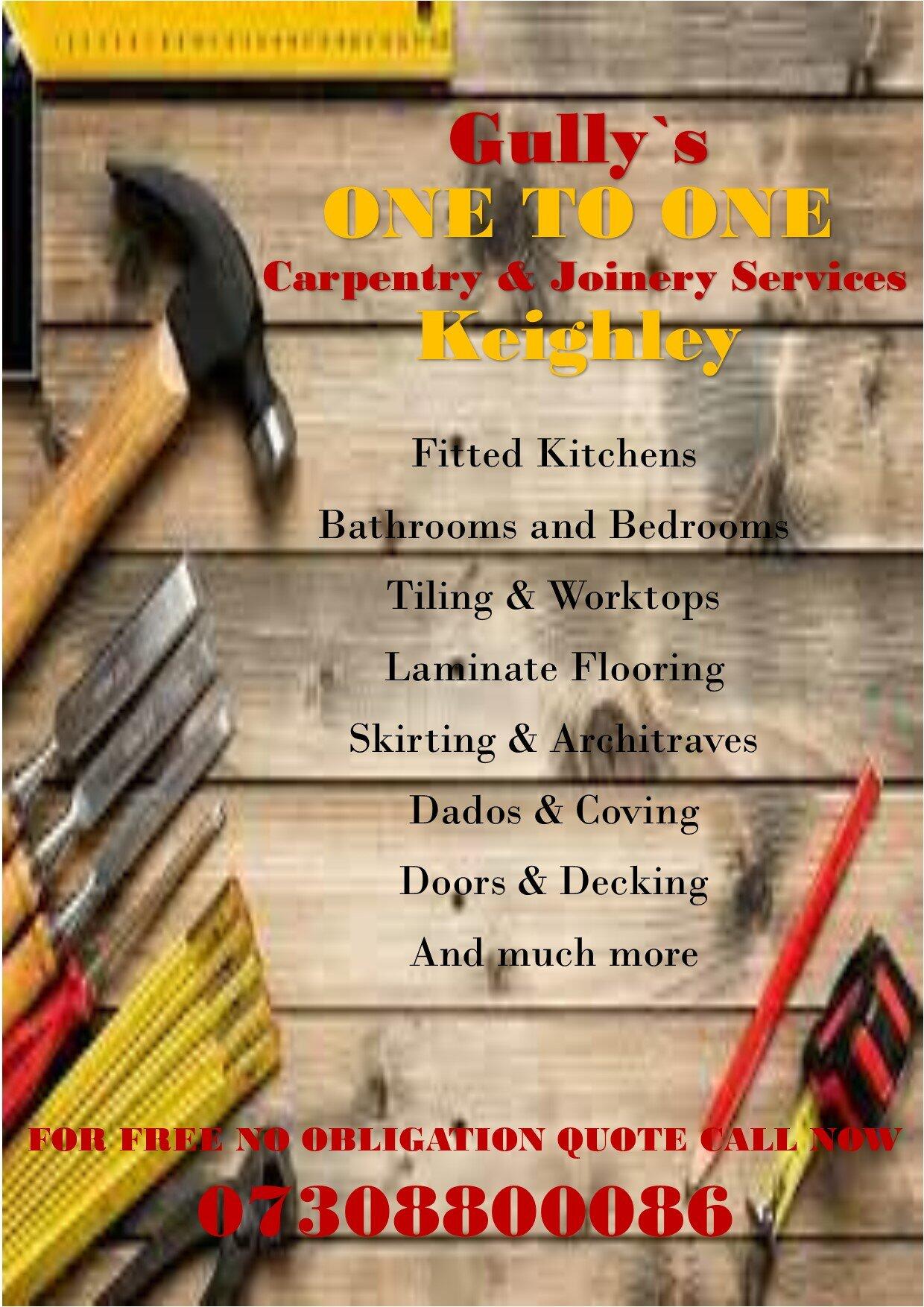 Gullys one to one carpenter and Joinery service Keighley Keighley