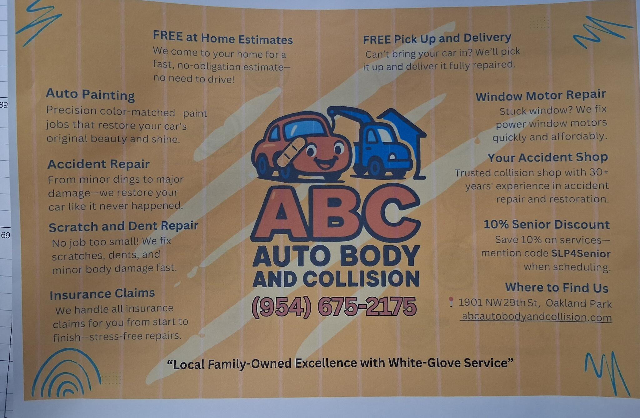 ABC Auto Body & Collision - Oakland Park, FL - Nextdoor