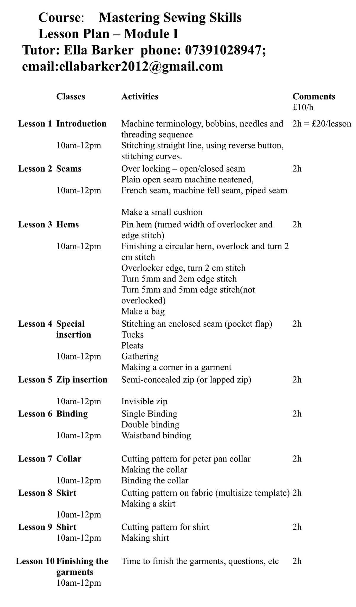 Sewing Course Beginners Harrow Nextdoor